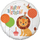 Balon dekorativ nga folja Lion Happy Birthday, 18\", rrumbullake, me shumngjyra