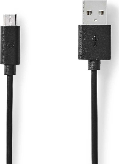Kabllo USB Nedis, USB 2.0 USB A në Micro USB, 1m, e zezë