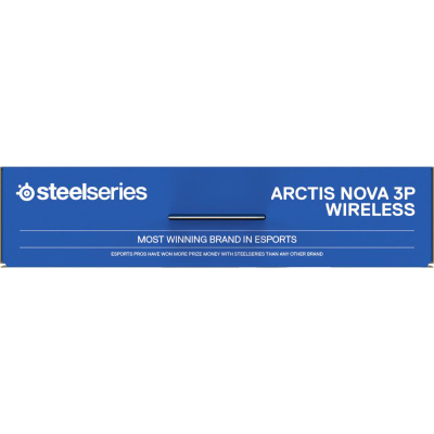 Kufje gaming SteelSeries Arctis Nova 3P Wireless, për PC dhe PlayStation, me Bluetooth, ngjyrë e zezë