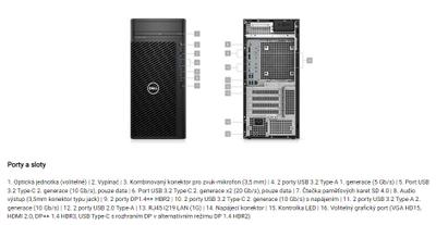 Kompjuter Dell Precision 3660, Intel i7-13700, 32GB RAM, 1TB SSD, i zi