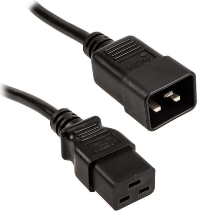 Kabllo rryme Kolink KKTP01C19C20, C20 me C19, 1.8m, e zezë