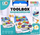 Set veglash lodër Pro Kids Toolbox, 206 copë, ingranazhe për lojë krijuese, shumëngjyrësh