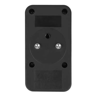 Shpërndarës rryme Maclean MCE249 F/B, 2x prizë, 4x USB PD 20W, i zi