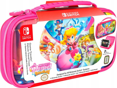 Çantë mbrojtëse Nintendo Game Traveler Deluxe Princess Peach ShowTime, për Nintendo Switch, udhëtimi, rozë