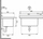 Lavaman teknik Utility Sink 083, 60x34x21cm, polipropilen, i zi granit