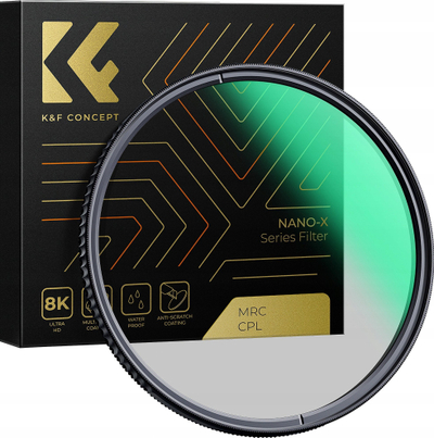 Filter rrethor CPL K&amp;F Concept KF01.2483, 95 mm, ultra i hollë, ultra low reflection