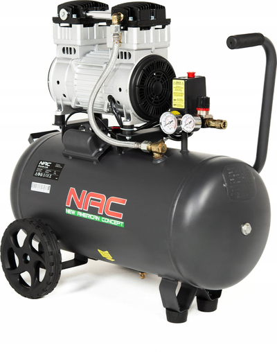 Kompresor ajri NAC pa vaj, 50L, 1500W, i qetë