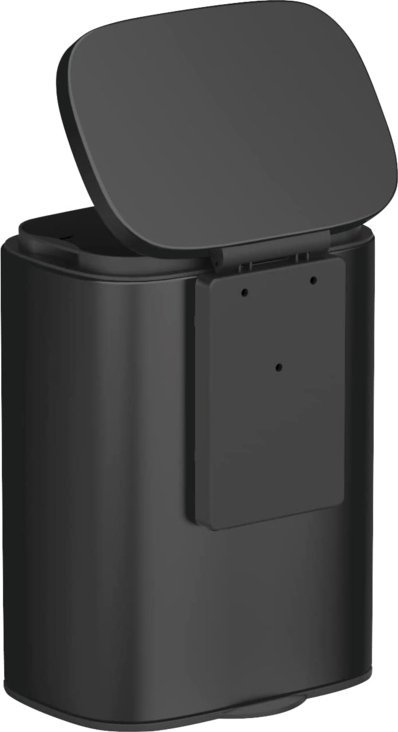 Koshi mbeturinash Wenko Sare, 5L, çelik inox, e zezë mat