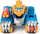 Lodër robot që transformohet SuperThings Wild Tigerbot Kazoom, me figurina, shumëngjyrëshe