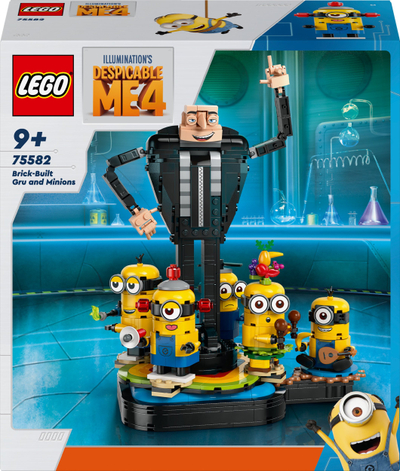 Set LEGO Despicable Me Brick Built Gru and Minions 75582, 839 pjesë, 9+