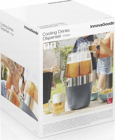 Dispenser i ftohur për pije InnovaGoods Freer, 4L, transparent
