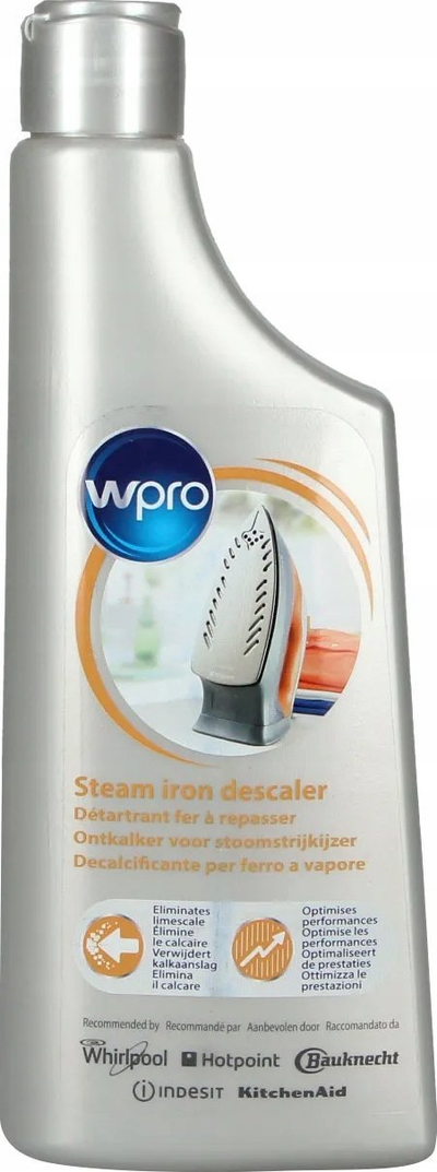 Zgjidhës guri për hekur me avull Wpro Descaler, 250ml, universal, i tejdukshëm
