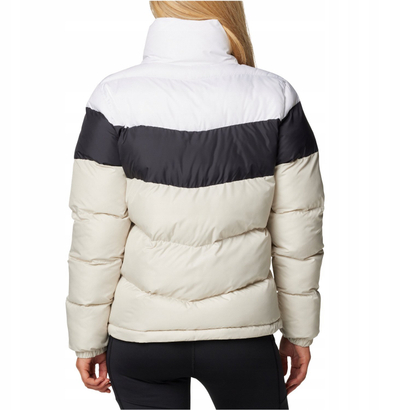 Xhaketë Columbia Puffect II Colorblock W 2088481278, për femra, e ngrohtë, bezh