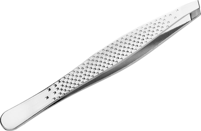 Pinsetë Snippex Slant Tweezer TS15, majë e pjerrët, çelik karboni, ngjyrë argjendi