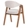 Karrige ngrënieje Enor 53×59×81 Hcm (HM18020.01), bezhë