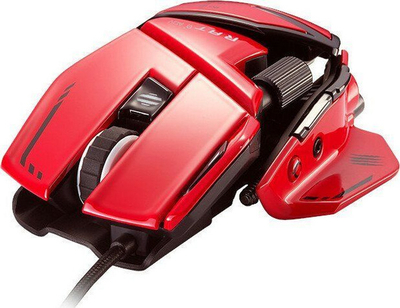 Гејминг глушец Mad Catz R.A.T. 8+ ADV, оптички, со кабел USB, црвен