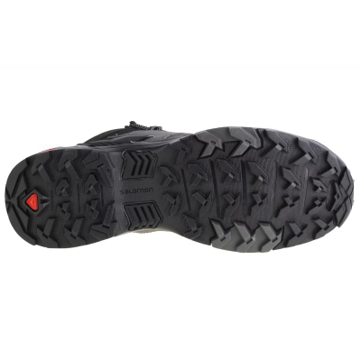 Këpucë mali Salomon X Ultra 4 Mid GTX M 413834, për burra, gri me të zezë