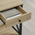 Kabinet Non Stolk Oak Sonoma Black Loft, me raft dhe sirtar, dru sonoma, i zi