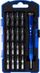 Set kaçavida LogiLink WZ0056, 17 bitë preciz, dorezë alumini, gri