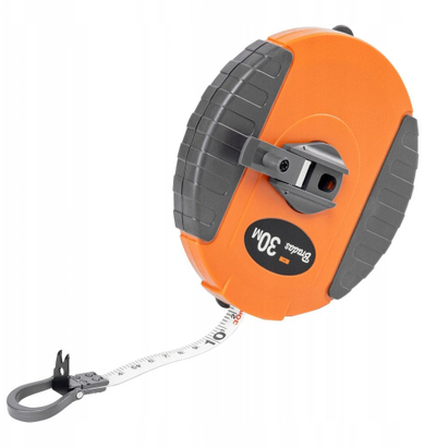 Metër matës BRADAS DIY MH10 03013F, 30 m, PVC, portokalli