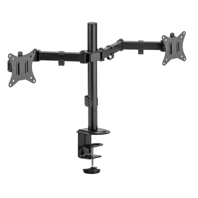 Mbajtëse për dy monitorë Maclean MC-754N, 17-32", VESA 75x75/100x100, 2x9kg, e zezë