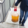 Demijon plastik Unbreakable, 15 L, me dorezë, transparent