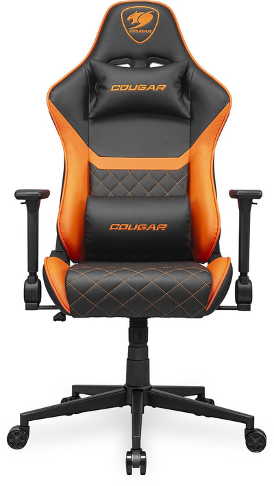 Karrige gaming Cougar Armor One V2, ergonomike, portokalli me të zezë