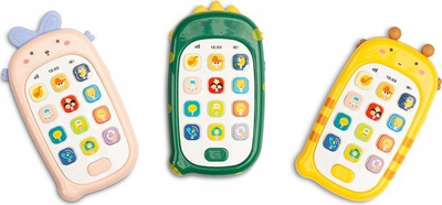 Lodër edukative smartphone Toyz, me tinguj muzikorë, për fëmijë 18+, shumëngjyrëshe