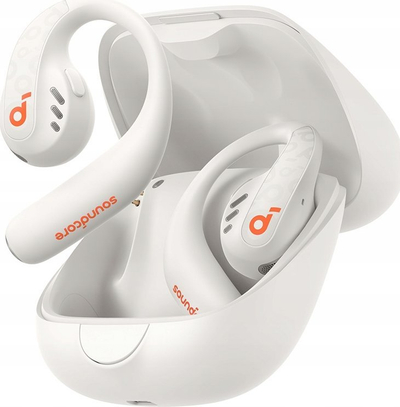 Kufje pa tela Soundcore AeroFit Pro A3871G21, Bluetooth 5.3, 46 orë bateri, të bardha