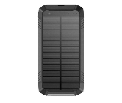 Karikues diellor PowerNeed S20000Q, 20000mAh, USB, i zi