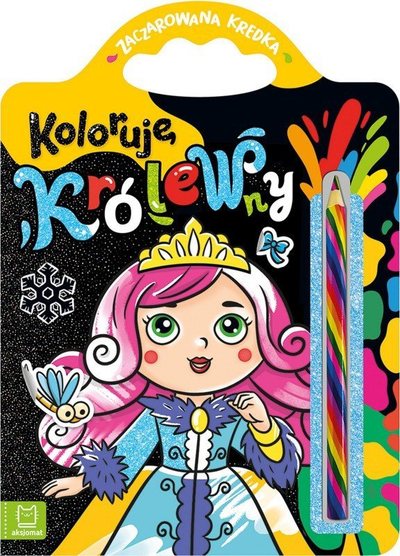 Libër ngjyrosje Enchanted Crayon I Color Princesses, për fëmijë, me ngjitëse