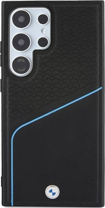 Kapak telefoni BMW Leather Textured Line, Galaxy S24 Ultra, i zi
