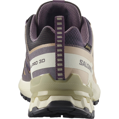 Патики за трејл Salomon XA Pro 3D V9 GORE-TEX, за жени, водоотпорни, виолетово беж