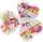 Сет монистра за ѓердан MEGA CREATIVE Heart 532276, многубоен