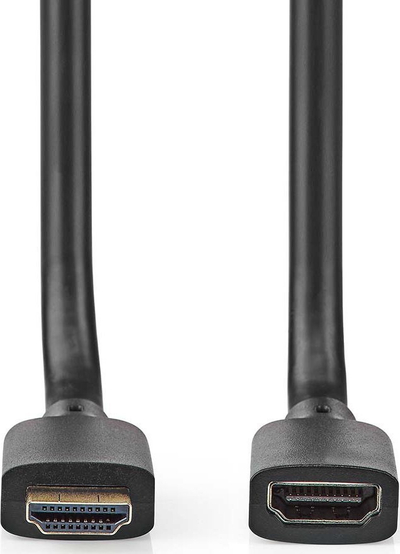 Kabllo HDMI Nedis CVGB35090BK10, Type A, 1m, i zi