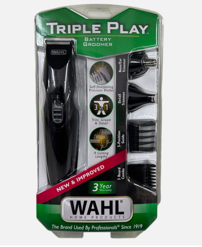 Makinë rroje Wahl Triple Play, me bateri