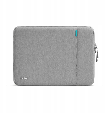 Çantë mbrojtëse laptopi Tomtoc Defender A13, 14", CornerArmor, material i ricikluar, gri