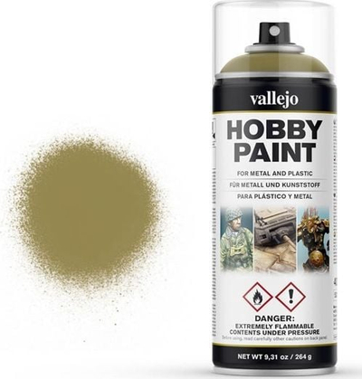 Sprej boje Acrylicos Vallejo VJP28001, 400ml, Panzer Yellow