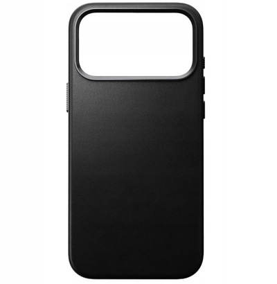 Kapak telefoni Nomad Traditional Leather për iPhone 17 Pro, lëkurë natyrale, me MagSafe, i zi