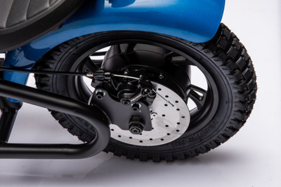 Motoçikletë elektrike për fëmijë YSCY Chopper, 1 sedilje, me pedale, e kaltër