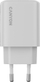 Karikues mure CANYON OnCharge 250, 25W, 1x USB C PD 1x USB A QC, i bardhë