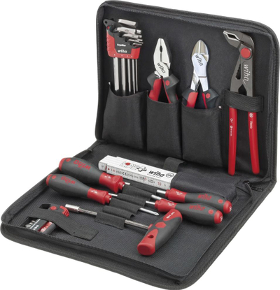 Set veglash mekanike Wiha 36390 9300-026, 33 x 27 x 6 cm, me çantë