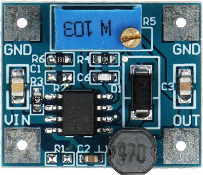 Modul konvertues PZD MP1584, DC DC step down, deri 3A, jeshil