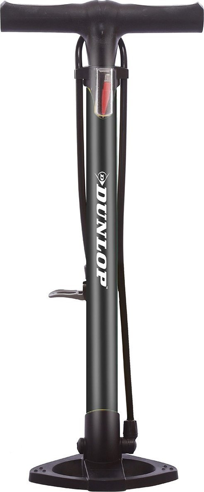 Пумпа за под Dunlop Floor Pump, 12 bar, со манометар, црна