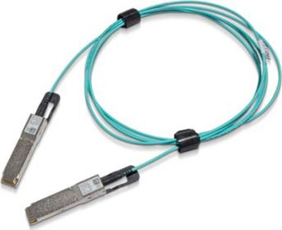 Kabllo optike Nvidia MFS1S00-H050V QSFP56, 200Gb/s, 50m, blu