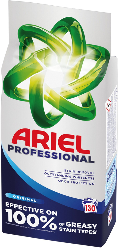 Прашок детергент за облека Ariel Professional Regular, 7.15 kg, 130 перења