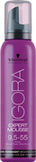 Ngjyrë flokësh me shkumë Schwarzkopf Igora Expert Mousse 9.5-55 Honey, gjysmë e përhershme, 100 ml