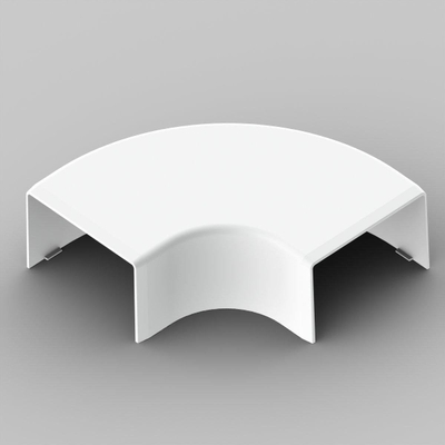 Kënd i sheshtë për kanalete PVC Kopos, 60x40mm, i bardhë