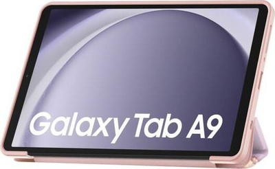 Mbrojtëse tableti Tech-Protect Smartcase, Galaxy Tab A9 8.7", me funksion sleep wake, mermer rozë vjollcë