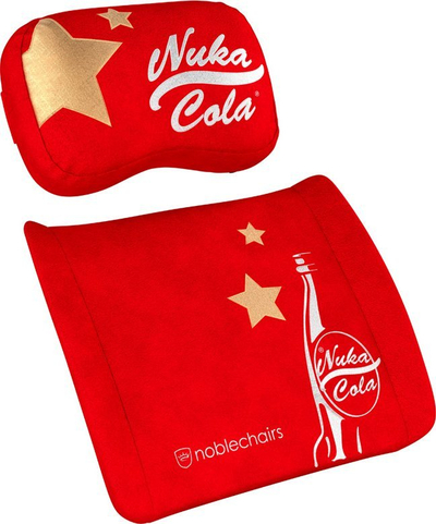 Set jastëkësh gaming noblechairs Fallout Nuka Cola, memory foam, 2 copë, shumëngjyrësh